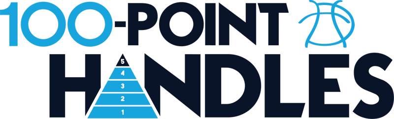 100-point handles logo